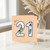 21st Birthday Card, Cute Illustrated Age 21 Celebration Card