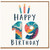 19th Birthday Card, Happy 19 Birthday Card, Colourful Candles Design