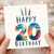 20th Birthday Card, Happy 20 Birthday Card with Candles