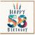 58th Birthday Card