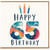 65th Birthday Card, Happy 65th Birthday Card