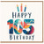 105th Birthday Card, Happy 105 Birthday Card