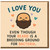 Funny Love Card for Him - I Love You Even Though Your Beard Is a Breeding Ground for Bacteria - Anniversary Valentine’s Day Boyfriend Husband Beard Humour Greeting Card