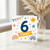 6th Birthday Card, Cute Rainbow and Stars Today Card