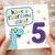5th Birthday Card, Have a Roarsome Day Dinosaur Card