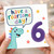 6th Birthday Card, Have a Roarsome Day Dinosaur Card