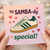 To Samba-dy Special Greeting Card - Funny Trainer Pun Love Card for Partner, Boyfriend or Girlfriend - Hearts Design - Anniversary, Valentine’s Day or Just Because