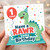 1st Birthday Card, Dinosaur Birthday Card, Have a Rawr Some Birthday Card