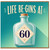 60th Birthday Card Life Begins at 60