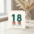 18th Birthday Card, Happy Birthday Topiary Number 18 Card