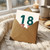 18th Birthday Card, Happy Birthday Topiary Number 18 Card