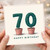 70th Birthday Card - Potted Topiary Number 70 Happy Birthday Card