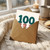 100th Birthday Card, Happy Birthday Topiary Plant Pots Card