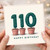 100th Birthday Card, Happy Birthday Topiary Plant Design