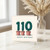 100th Birthday Card, Happy Birthday Topiary Plant Design