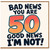 50th Birthday Card Funny Bad News You Are 50 Good News I'm Not