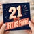 21st Birthday Card Fit As Fuck Funny Birthday Card