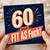 60th Birthday Card, Funny 60th Card, Fit As F*ck 60th Birthday Card