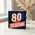 80th Birthday Card Funny Rude Fit As F**k Card