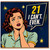 21st Birthday Card, Funny Retro Pop Art Card