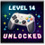 14th Birthday Card, Level 14 Unlocked Gaming Card