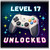 17th Birthday Card, Level 17 Unlocked Gaming Card