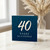 40th Birthday Card, Happy Birthday Star Design Card