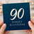 90th Birthday Card, Happy 90th Birthday Card