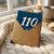 110th Birthday Card, Happy Birthday Card with Star Pattern
