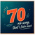70th Birthday Card, No Way That's Fake News Funny Card