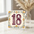 18th Birthday Card Floral Design