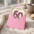 60th Birthday Card, Floral Number 60 Birthday Card