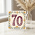 70th Birthday Card, Floral Number 70 Birthday Card