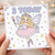 3rd Birthday Card, Fairy Girl 3 Today Card