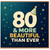 80th Birthday Card