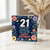21st Birthday Card, Floral Happy Birthday Card