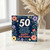 50th Birthday Card, Floral Happy Birthday Card
