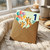 1st Birthday Card for Child, Cute Giraffe Balloon Party Design, 1 Today