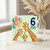 6th Birthday Card, Cute Giraffe Party Card for Boy or Girl