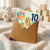 10th Birthday Card for Boy or Girl, Cute Giraffe Party Card