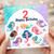 2nd Birthday Card for Girl, Mermaid Happy Birthday Card