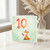 10th Birthday Card Cute Fox Balloon Design