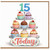 15th Birthday Card, Today Cupcake Tower Design