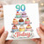 90th Birthday Card, 90 Today Cupcake Card
