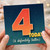 4th Birthday Card, Today (& Definitely Taller) Funny Age 4 Card