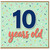 10th Birthday Card, 10 Years Old Card