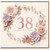 38th Birthday Card, Floral Happy Birthday Card for Her