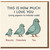 Funny Pigeons Love Card - This Is How Much I Love You (Using Pigeons to Indicate Scale) - Cute Anniversary/Valentine's Card for Partner, Boyfriend or Girlfriend