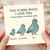 Funny Pigeons Love Card - This Is How Much I Love You (Using Pigeons to Indicate Scale) - Cute Anniversary/Valentine's Card for Partner, Boyfriend or Girlfriend