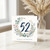 52nd Birthday Card, Floral Wreath Happy Birthday Card